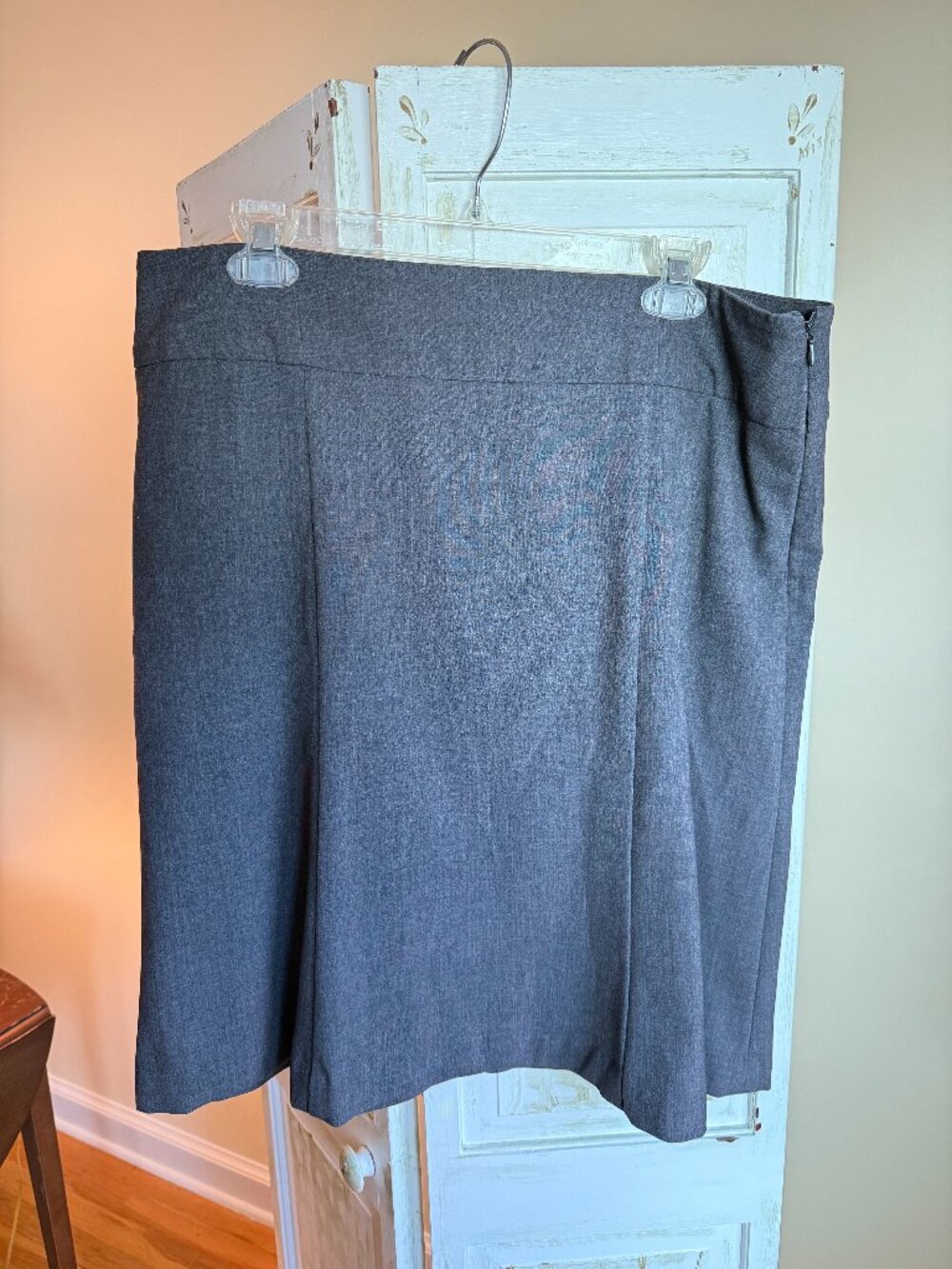 Dress Barn Gray Pencil Skirt